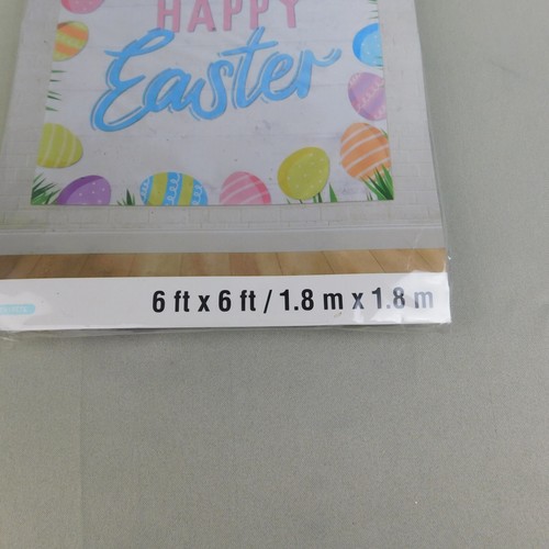 Happy Easter Printed 72" Photo Booth Party Backdrop - Pastel Easter Eggs #9460 - Picture 3 of 8
