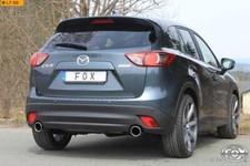 FOX Sportauspuff Mazda CX5 Typ KE 2.0l 2,5l ab Bj 11 re li je 1x100mm schräg