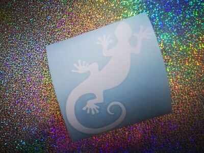 LIZARD/GECKO 10x10cm Car/Window/Bumper Vinyl Sticker/Decal