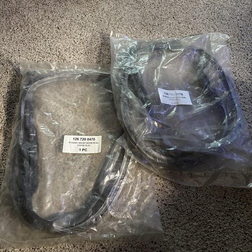 Mercedes Front Door Seal Set L/R W126 Coupe 82-91 560SEC 500SEC 380