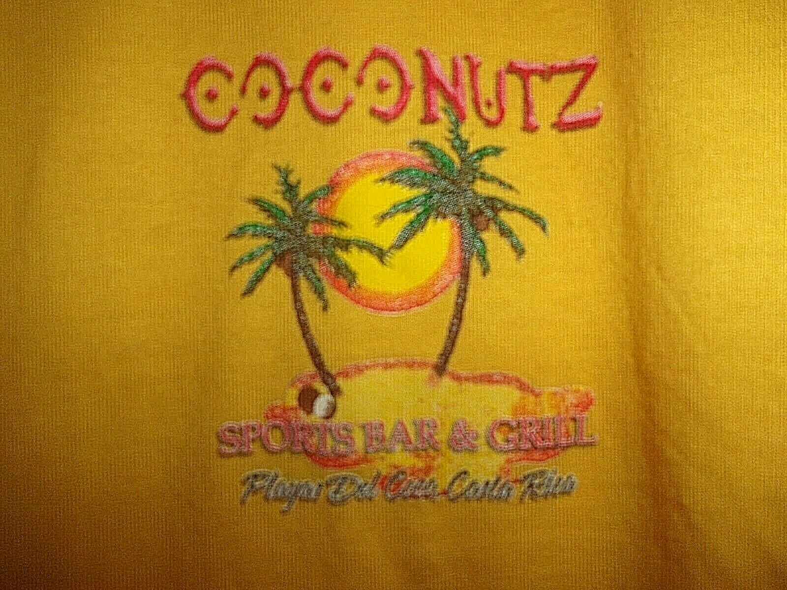 PARROT HEADS COCONUTZ Sports Bar n Grill yellow 3XL t… Gem