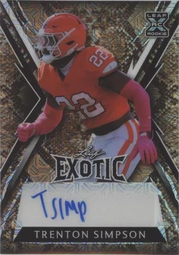 2023 Leaf Exotic Trenton Simpson #BA-TS1