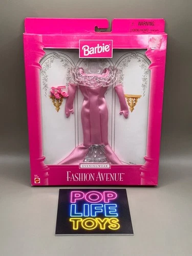 Vintage 1997 Mattel Barbie  “Fashion Avenue Eveningwear- Pink”  #18120 *NIP*