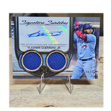 2023  Vladimir Guerrero Jr /25 Auto Topps Museum Collection Jr Game Used Patches