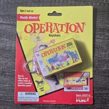 NEW/SEALED - Operation Game Keychain, 1998 - Hasbro, Basic Fun, Keychain Game