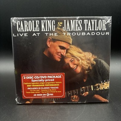 James Taylor & Carole King Live At The Troubadour CD & DVD Set New Sealed
