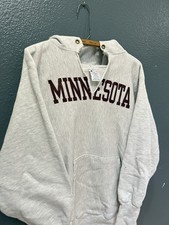 Vintage 90 s Champion Reverse Weave University Of Minnesota Hoodie XL Flawed
