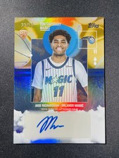 2025-26 Topps Flagship Contemporary Marks Auto Jase Richardson RC Gold /50 XV44