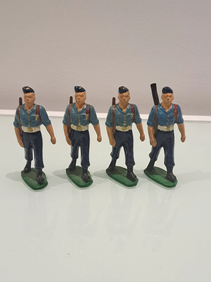 Soldats Américains Quiralu WW2 - Figurines D’époque Entièrement D’origine