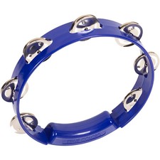 RhythmTech True Colors Tambourine Cobalt Blue 8 in.