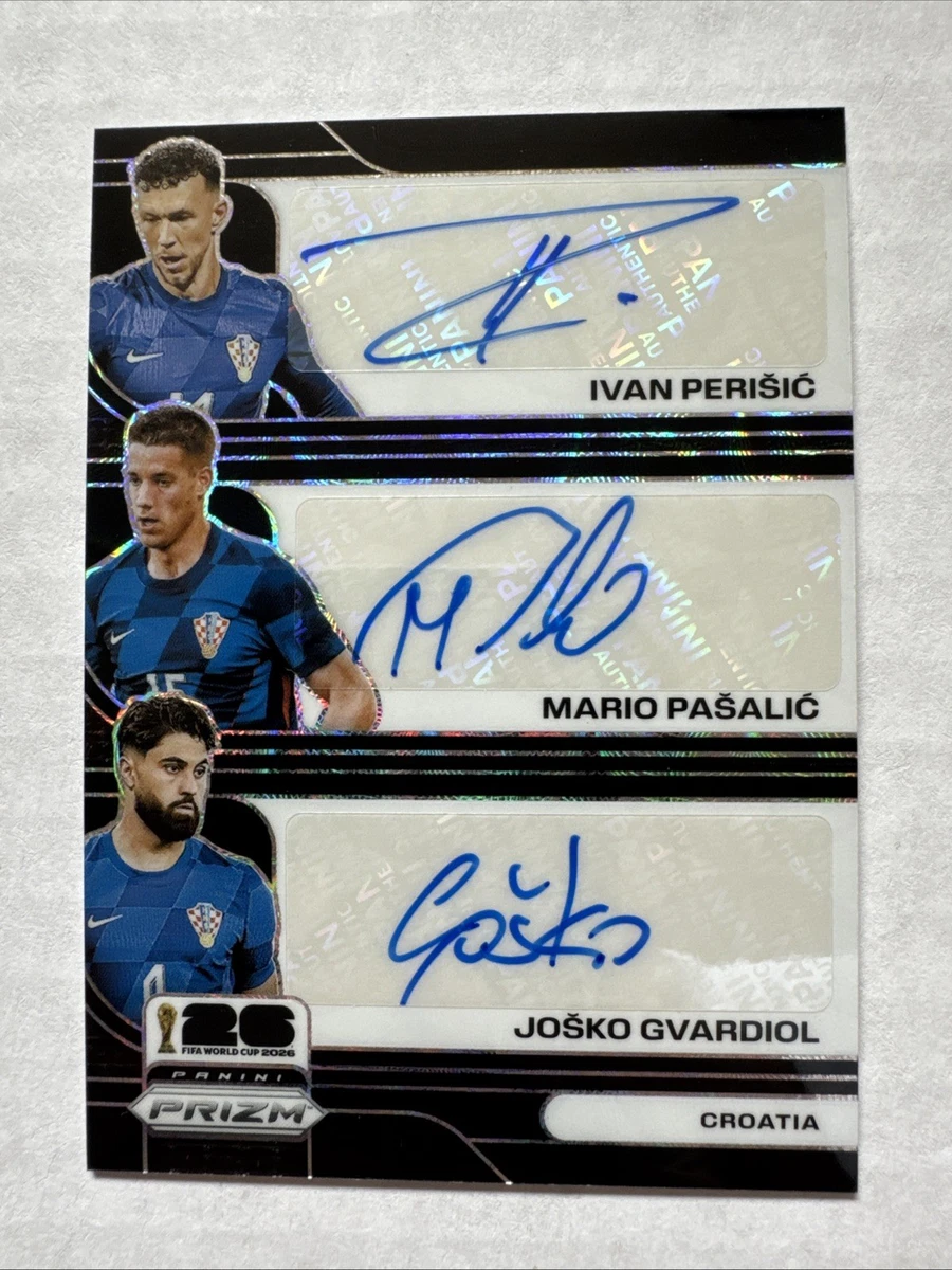 FIFA World Cup Soccer Croatia Autographed Sports Trading Cards
