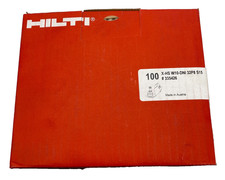 BOX OF 100 HILTI X-HS-W10 THREADED ROD HANGER WITH NAIL X-HS W10-DNI 32P8 S15