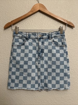 NEW Art Class Girls Jean Skirt Stretch Coastal Cottage Preppy Retro Grunge L