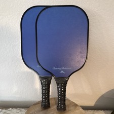 Tommy Bahama Blue Pickleball Paddle Set of 2 Paddles w/ Black Grip