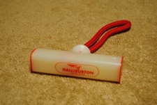 Vintage Halliburton Services Ski Book Carrier Tote Strap Handle Oil Promo
