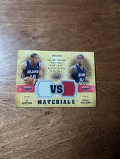 2009-10 UD VS Dual Materials Basketball Card #VSAW Al Horford/Marvin Williams