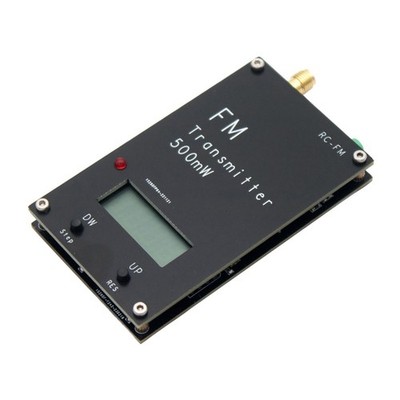 Stereo FM Transmitter, 3,5 Mm Audioschnittstelle, Multifunktionales LCD Display