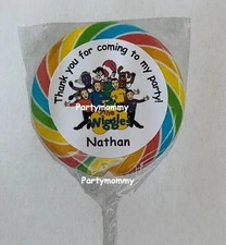 Personalized Kids Birthday Stickers Thank You Favors Labels Tags 2.5" 12 