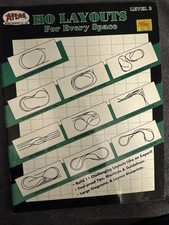 Vintage 1993 Atlas Model Railroad Co HO Layouts For Every Space Booklet