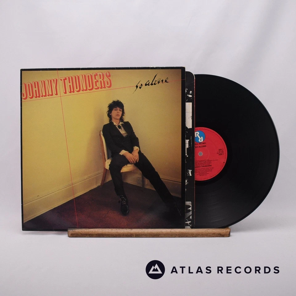 Johnny Thunders So Alone A B LP Album Vinyl Record RAL 1 Real Records - EX/VG+ - Image 2 of 4