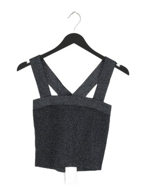 Derek Lam 10 Crosby Damen Top XS Blau Viskose Neu Mit Etikett