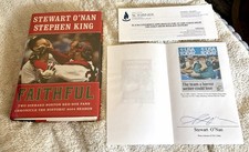 Stephen King Stewart O’Nan Faithful SIGNED 1st Printing HCDJ REVIEW COPY Beauty