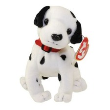 TY Beanie Baby - DIZZY the Dalmatian (black spots, black ears & red collar) (5.5