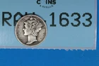 1920 10C MERCURY HEAD SILVER DIME Early US Type RAW-1633