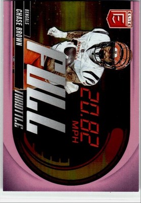 2025 Donruss Elite Full Throttle Pink Chase Brown Cincinnati Bengals #17