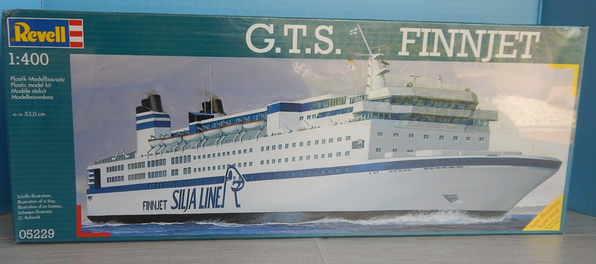 Revell Ocean Liner GTS Finnjet Plastic Model Ship New Sealed Box 1