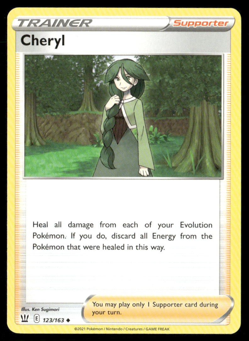 Cheryl Battle Styles 123/163 Uncommon Pokemon Near Mint