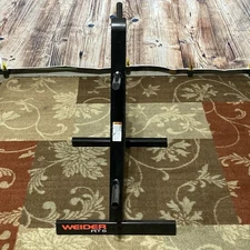 WEIDER RT5 Olympic 2-Inch Weight Plate Tree Rack 5-Branch Black Aluminum