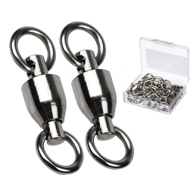 #ad #ad Barrel Ball Bearing Swivel Saltwater Rolling Fishing Swivels Stainless Steel ... $37.27
