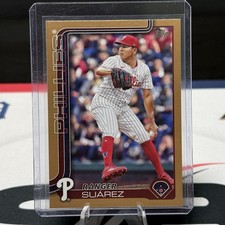 Ranger Suarez 2025 Topps Series 1 Gold Border #0553 /2025 Phillies Red Sox