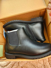 Cat  Jack Black Chelsea Ankle Boots Pull On Elastic Gore Round Toe US 1