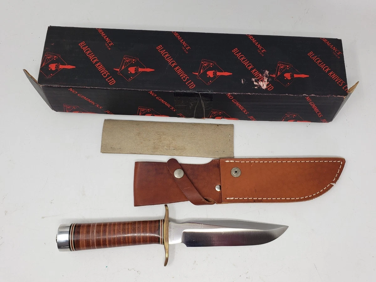 Blackjack Knives Carbon Steel Blade Original Collectible Modern