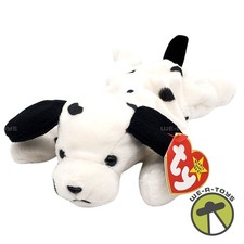 Ty Beanie Babies Sparky aka Dotty the Dalmatian Plush 1996