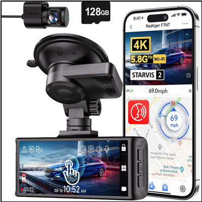 4K Dashcam Auto F7N Touch 3,18 Zoll 5,8 GHz WiFi