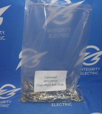Bag of 51 NOS Assorted Campbell Stanley Chain Rigid Bolt Snaps