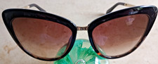 KATE SPADE CISSY/O/S 0W58 56 16 135 6-4 BLACK/DARK TORTOISE SUNGLASSES CAT EYE