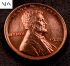 1928-D Lincoln Wheat Penny Cent - Gem BU Red