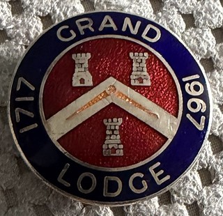 United Grand Lodge of England 250th Anniversary Vintage Badge