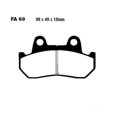 Bremsbelag Bremsbeläge EBC FA069V hinten für Honda CB 900 F Bol d Or 1981-1983