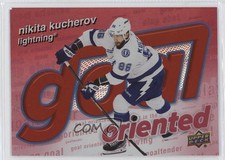 2025-26 Upper Deck Series 1 Goal Oriented Red /199 Nikita Kucherov #GO-20