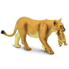 Lioness With Cub Figurine - Wild Animal Toy Figure for Kids - Safari Ltd 225229