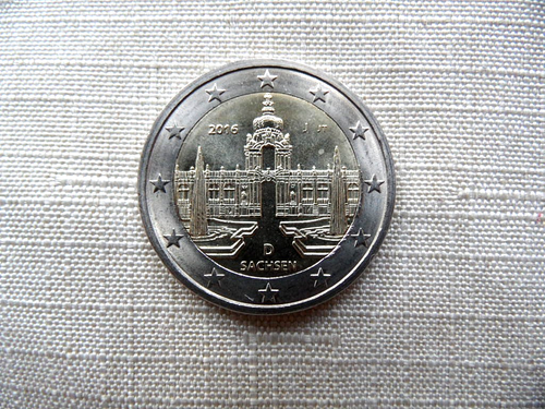 2 Euro Gedenkmünze Deutschland 2016 Sachsen Zwinger st - unz oder Zirkuliert vz - Bild 14 von 29