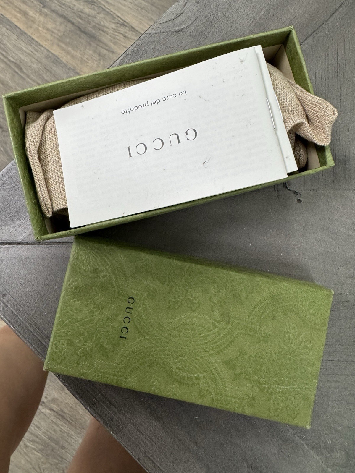 Gucci Collectible Yellow Dice Set Designer Case Original Box thumbnail 2