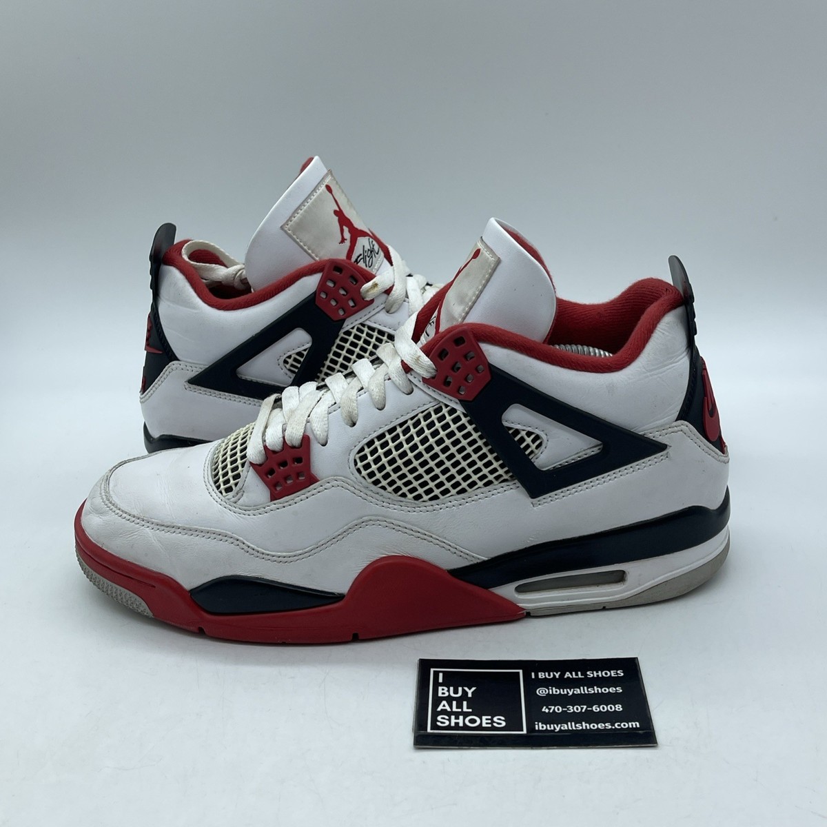 Size Jordan Retro OG Mid Fire Red Black Leather (DC7770-160)