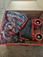 ROCKET Crazy Skates Youth US 1 EU 32 Black / Red - Kids Roller Skates