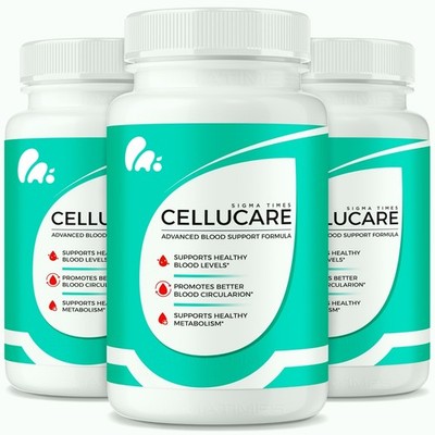 CelluCare Blood Support Pills for Combating Fatigue & Boosting Energy - 3 Pack